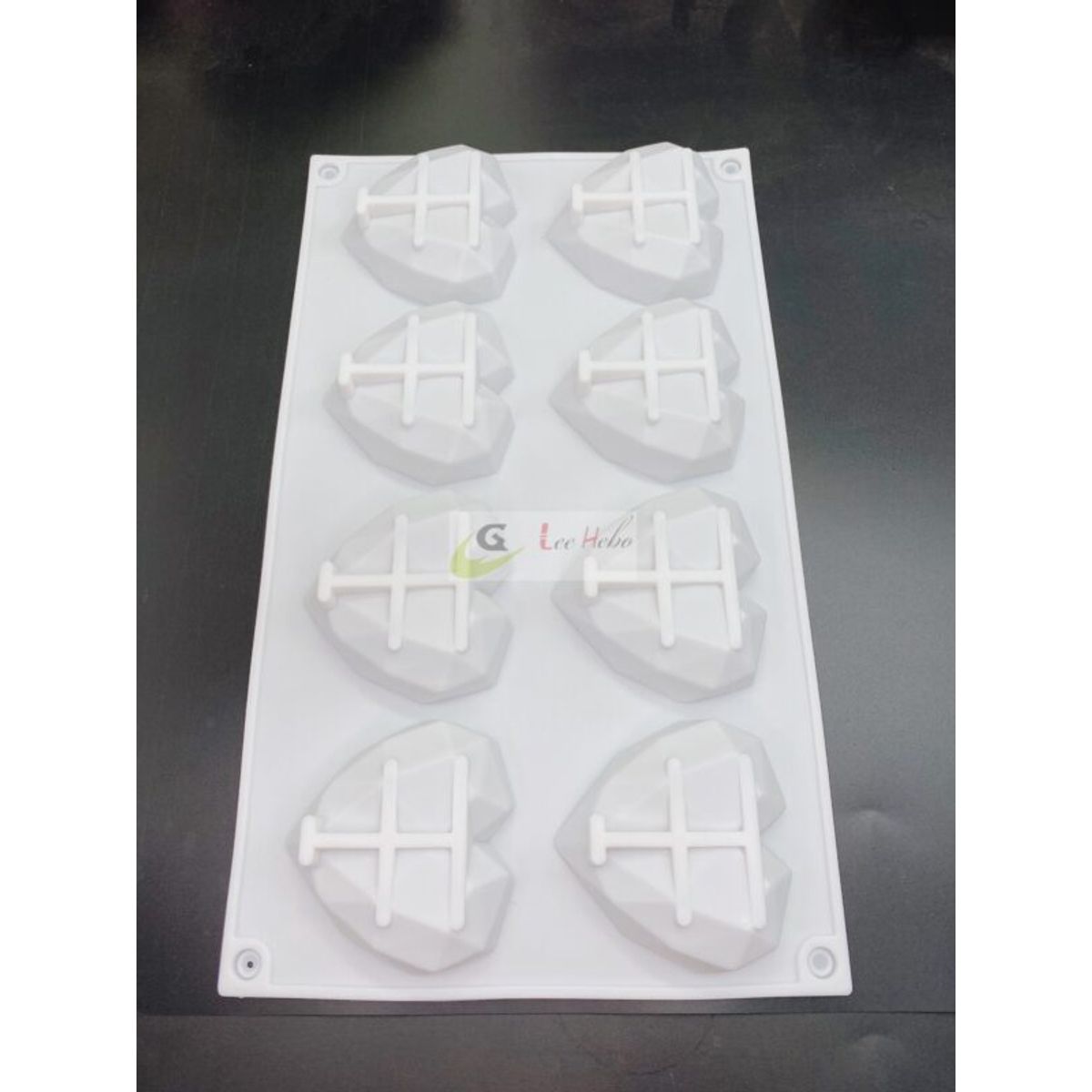 GENERICO - Molde De Silicona Para Queque Figuras Mini Corazones