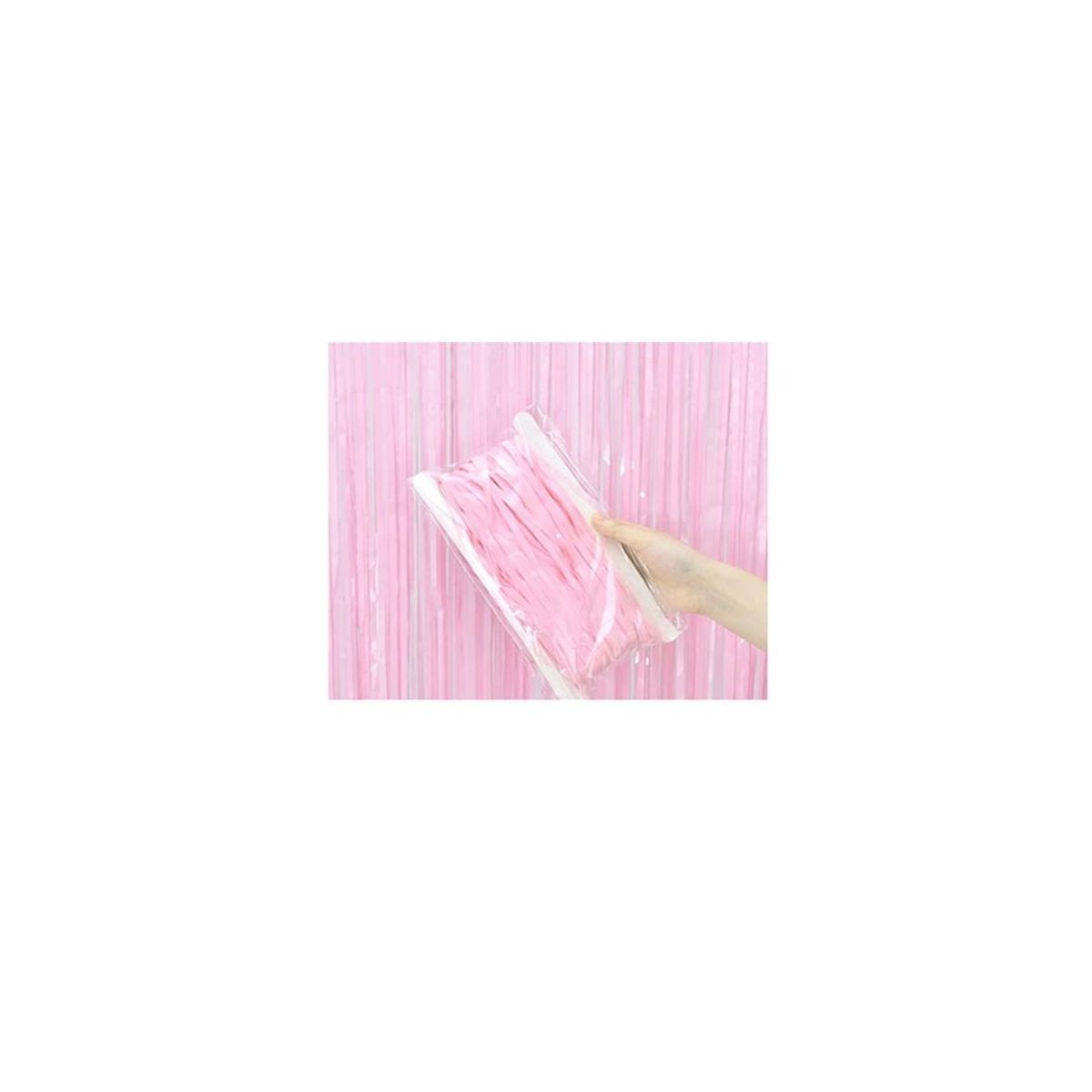 GENERICO - Cortina Rosa 100x300cm