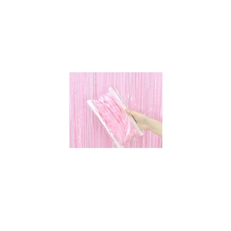 GENERICO - Cortina Rosa 100x300cm