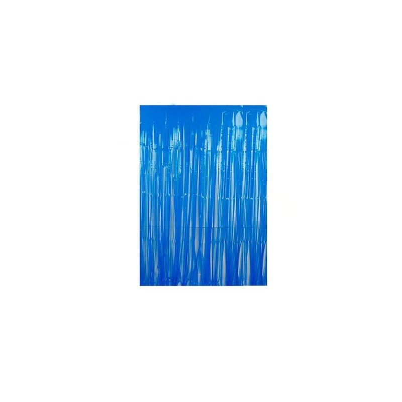 GENERICO - Cortina Metálica Azul 100x200cm