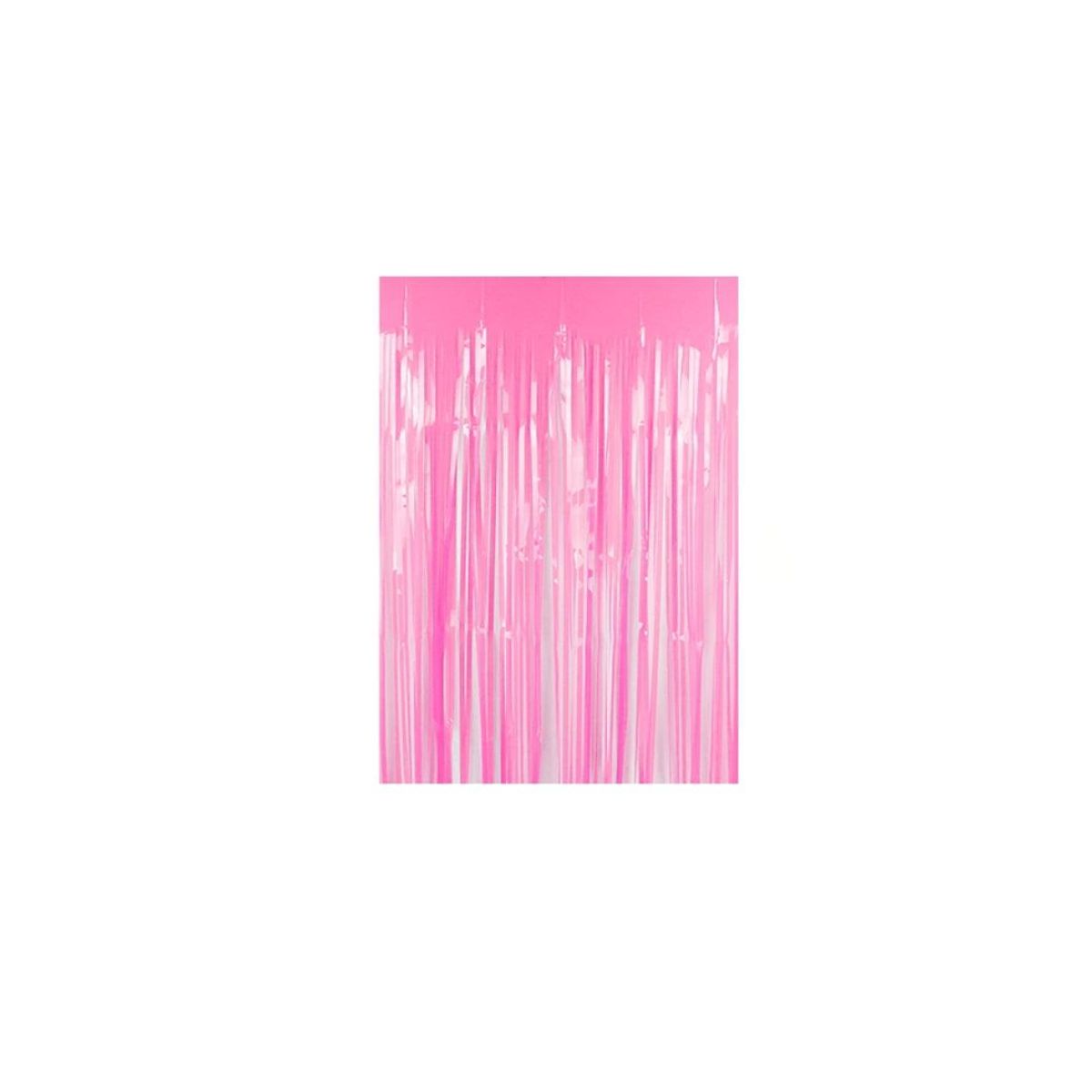GENERICO - Cortina Metálica Rosa 100x200cm