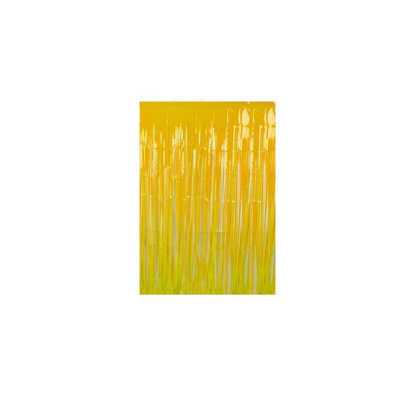 GENERICO - Cortina Metálica Amarillo 100x200cm