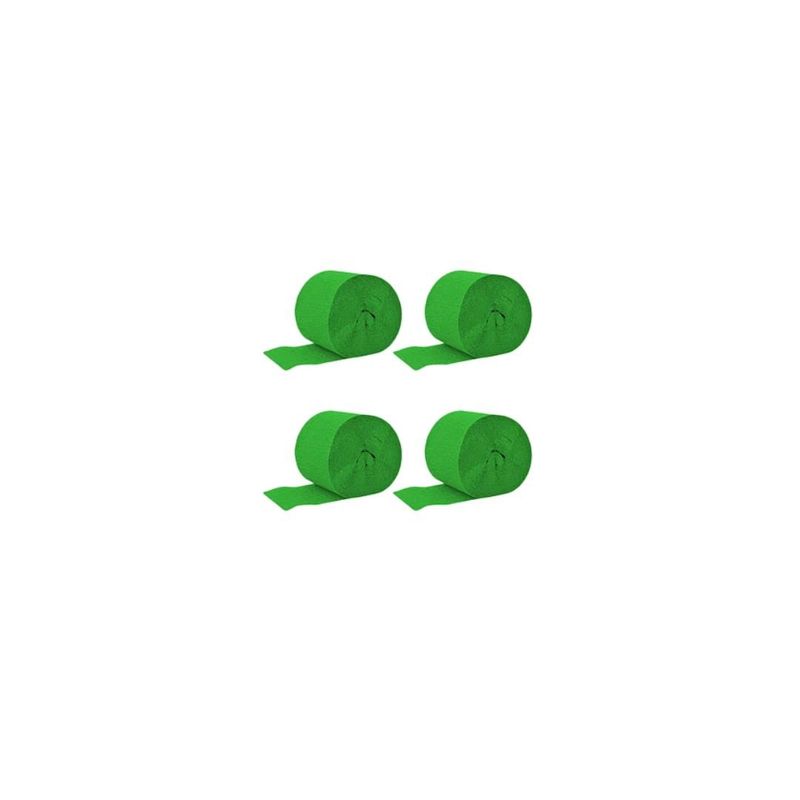 GENERICO - Feston Decorativo Verde 4pcs 6cmx10m