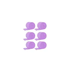 GENERICO - Feston Fino Morado Claro 6pcs 2cmx10m