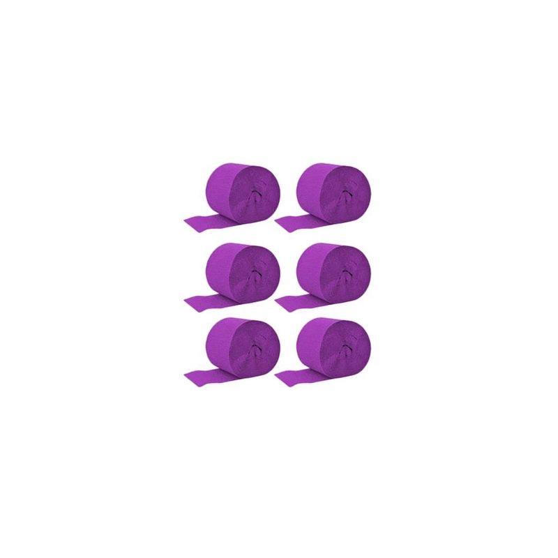 GENERICO - Feston Fino Morado Oscuro 6pcs 2cmx10m