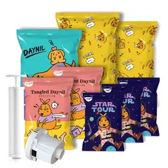 EVERSO - Pack 11 Bolsas Al Vacío Comprimidas Bolsa De Almacenamiento