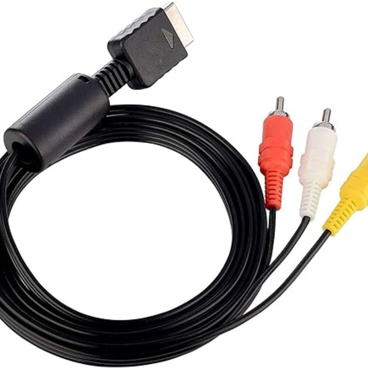 GENERICO - Cable AV Ps2 Ps3 RCA Audio Video Para Play Station 2 Play 3