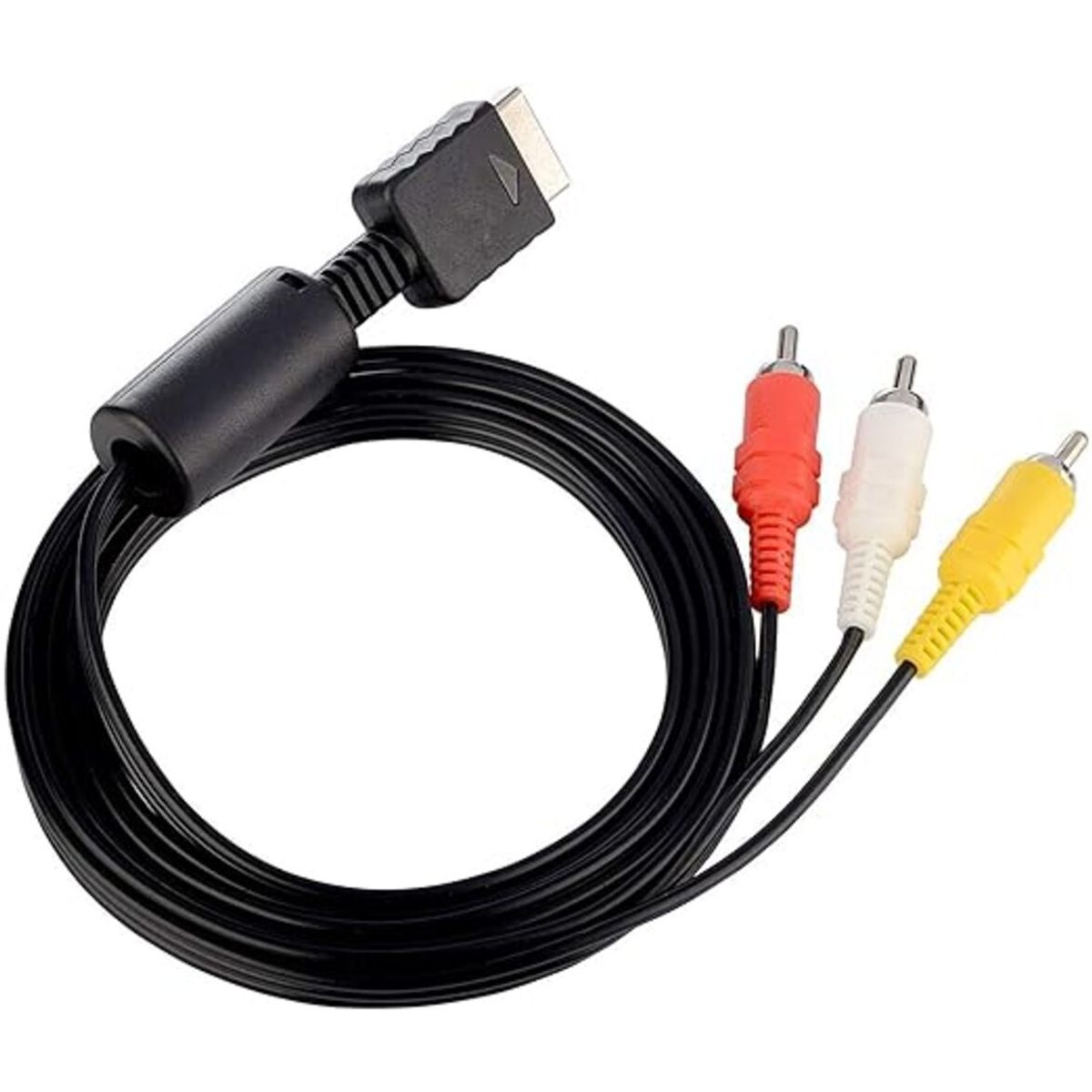 GENERICO - Cable AV Ps2 Ps3 RCA Audio Video Para Play Station 2 Play 3
