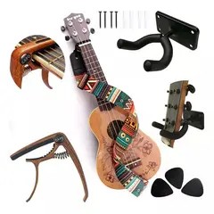 EVERSO - Correa Para Guitarra Y Bajo Electrica Piel Ajustable