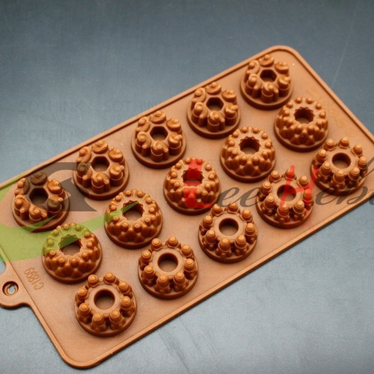 GENERICO - Molde Silicona Para Chocolate Forma Mini Donas