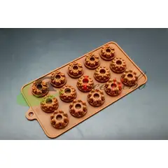 GENERICO - Molde Silicona Para Chocolate Forma Mini Donas