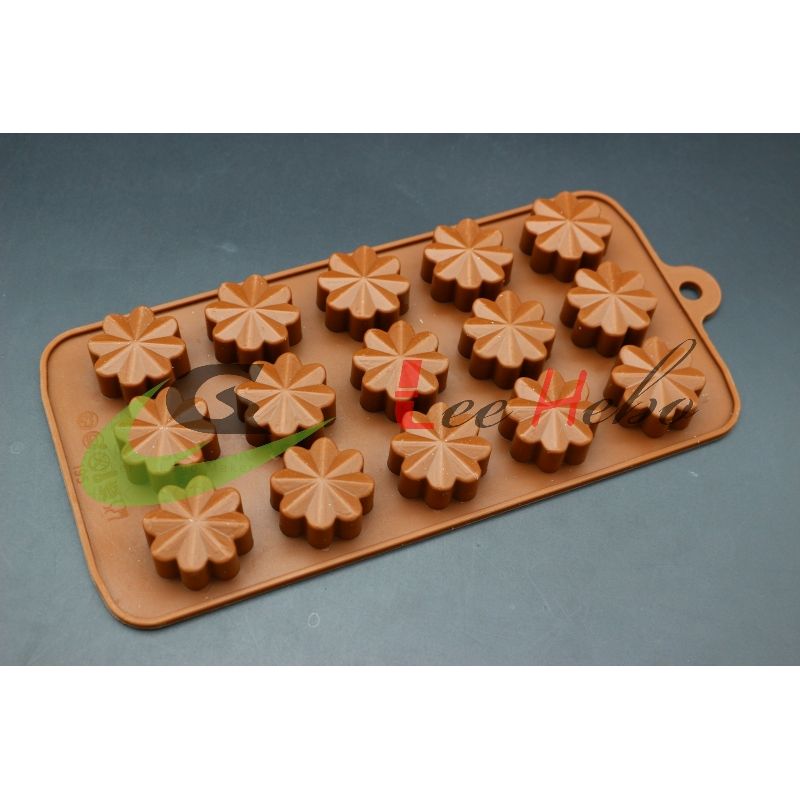 GENERICO - Molde Silicona Para Chocolate Forma Mini Flor-Girasol