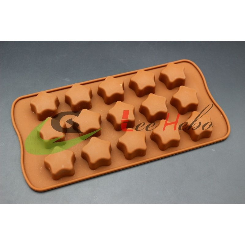 GENERICO - Molde Silicona Para Chocolate Forma Mini Estrellas