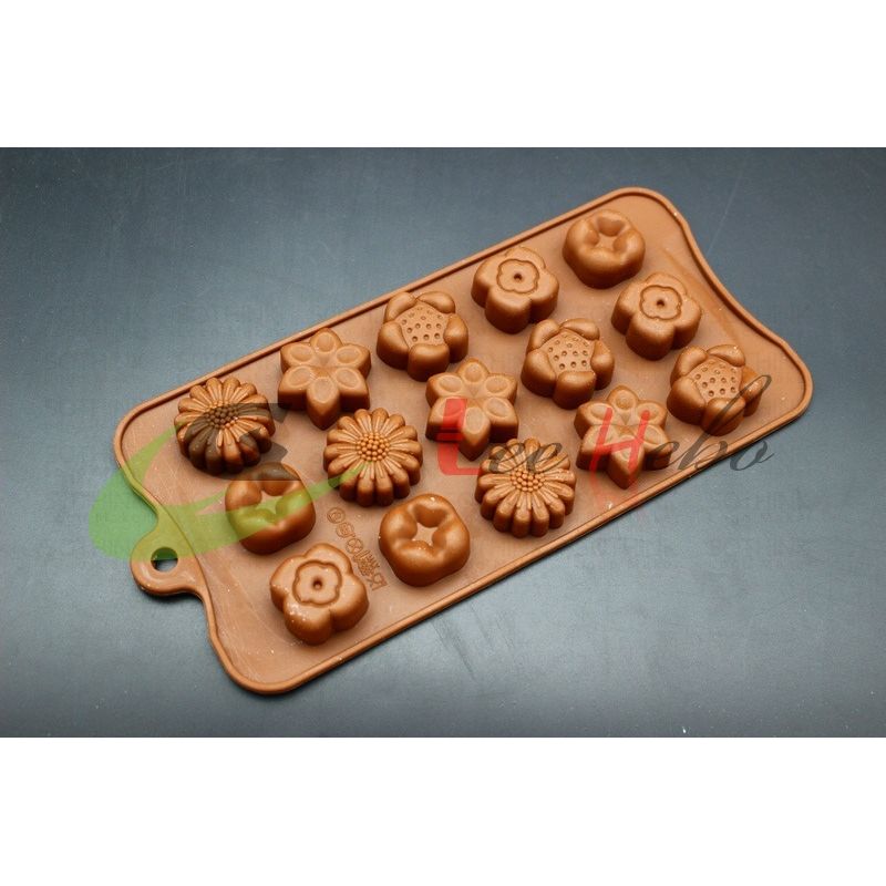 GENERICO - Molde Silicona Para Chocolate Forma Mini Flores