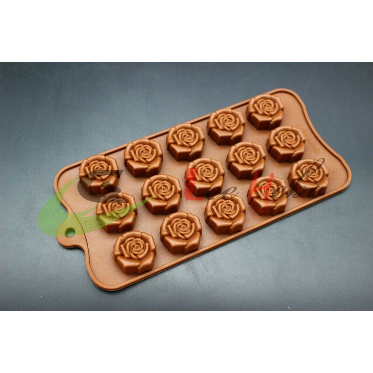GENERICO - Molde Silicona Para Chocolate Forma Mini Rosas Reposteria