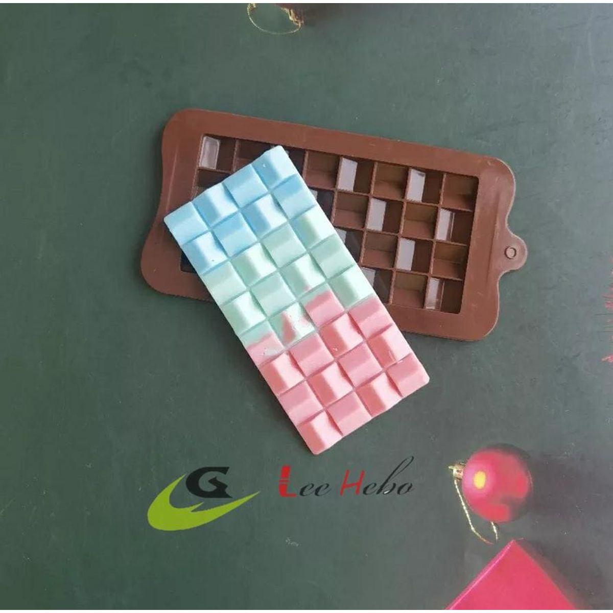 GENERICO - Molde Silicona Para Chocolate Forma Mini Cuadros