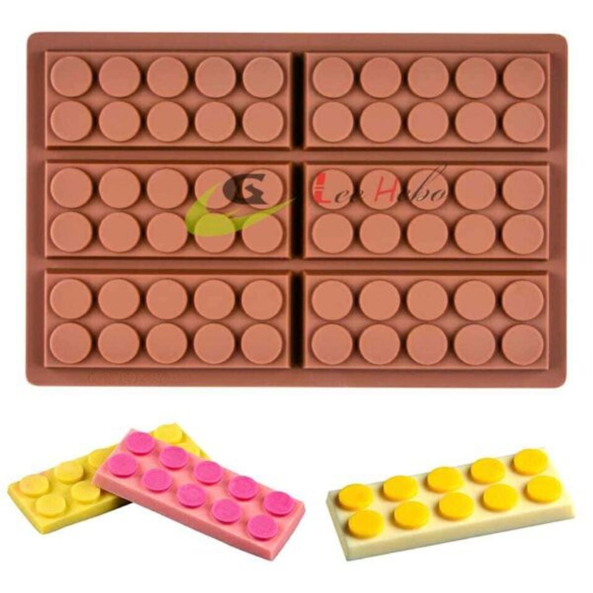 GENERICO - Molde Silicona Para Chocolate Forma Mini Legos.