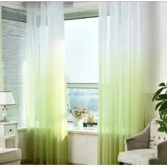 GENERICO - Pack de Cortinas Visillo-velo Clásico Liso 2 Paño 140x230cm