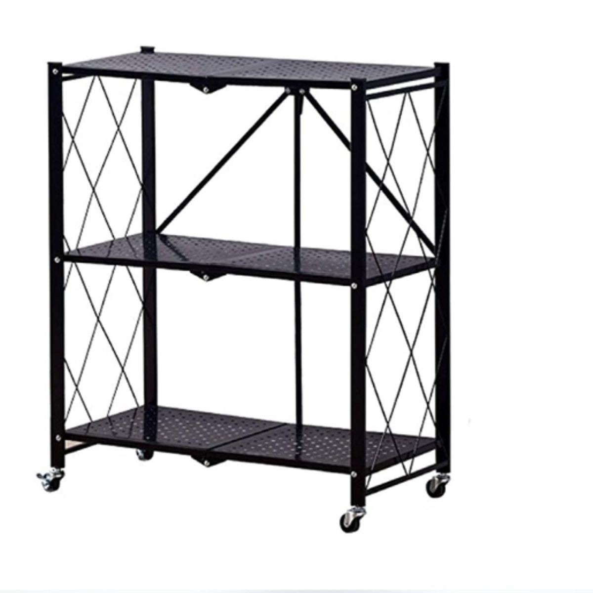 GENERICO - Estante Móvil Carrito Organizador Multiuso De 3 Niveles Con Ruedas