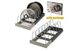 GENERICO - Rack Organizador De Ollas Expandible Menaje Tablas Tapas