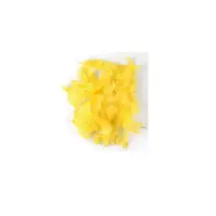 GENERICO - Plumas Decorativas Amarilla 100 Pcs