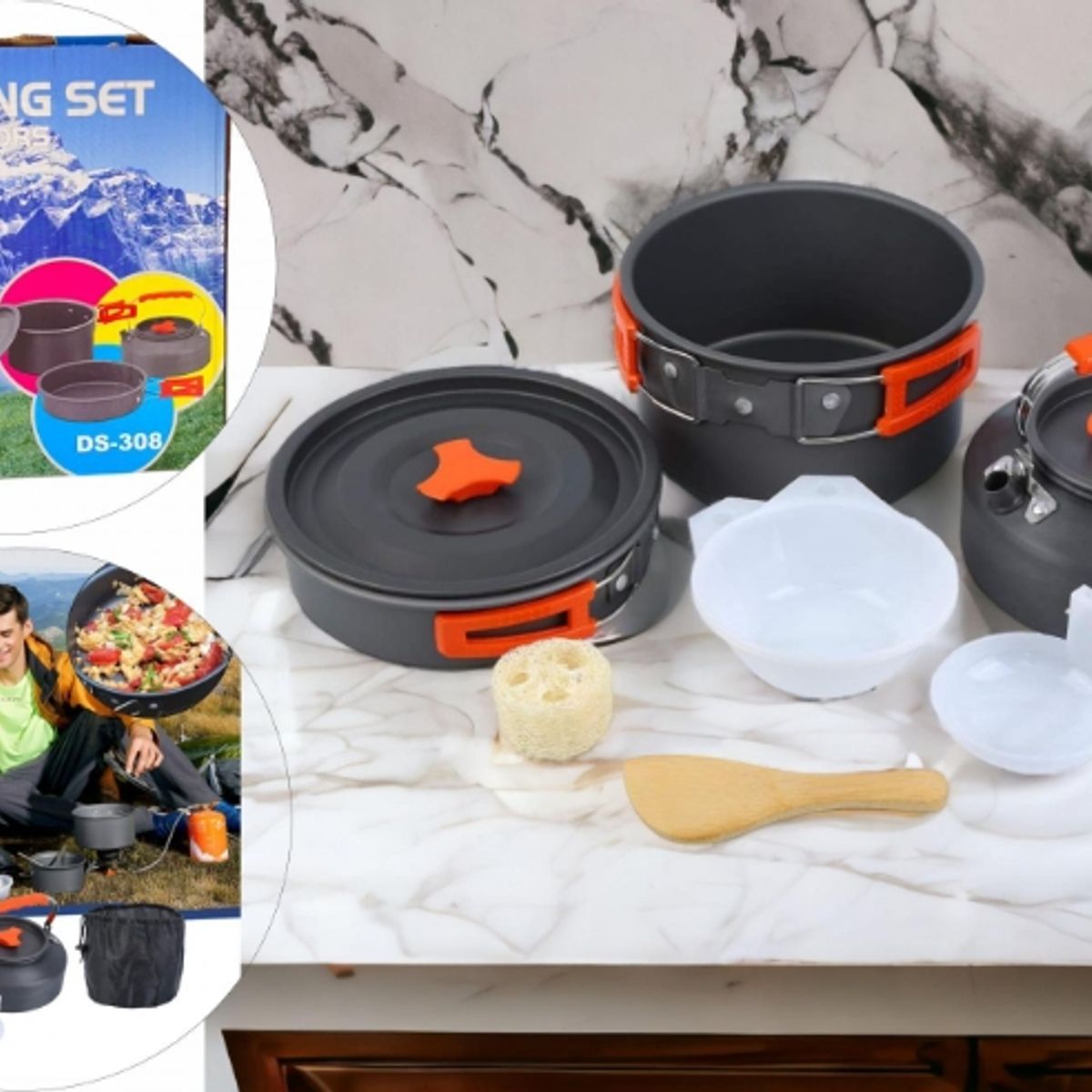 GENERICO - Juego De Cocina Para Acampar Al Aire Libre