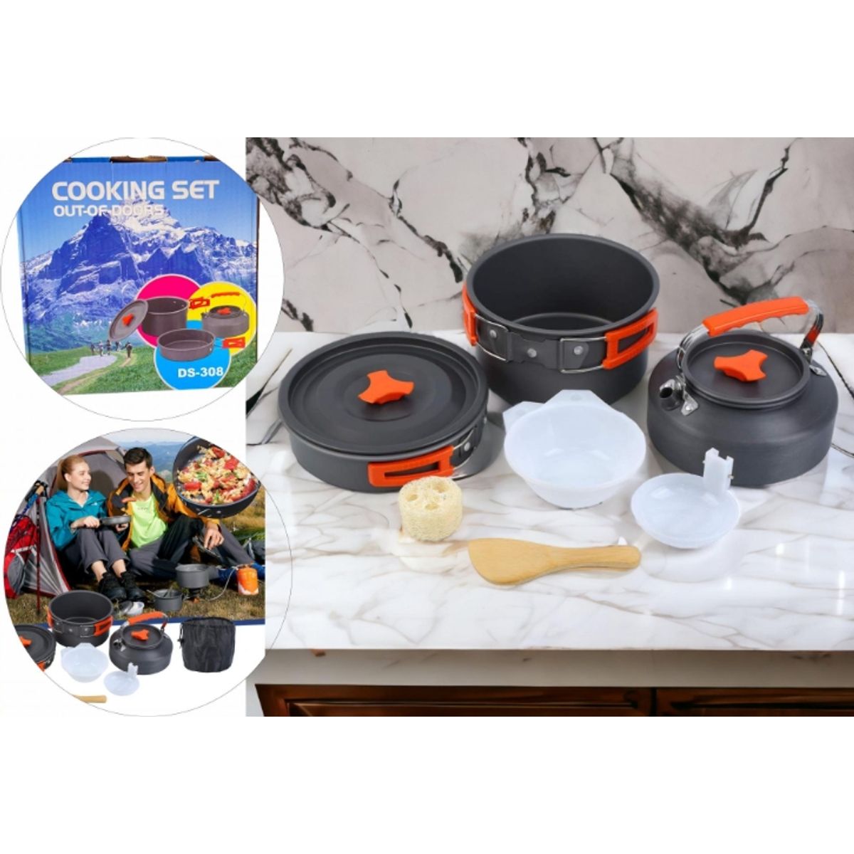 GENERICO - Juego De Cocina Para Acampar Al Aire Libre