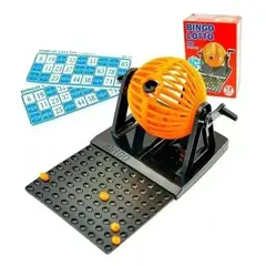 GENERICO - Bingo Lotto Tombola 12 Cartones 90 Numeros Bingo Familiar
