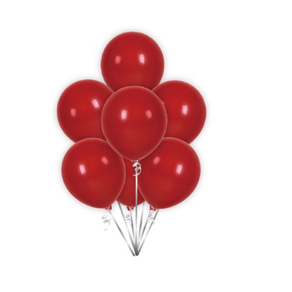 GENERICO - Globos Latex Color Rojo Oscuro 30 Cm 25 Unidades