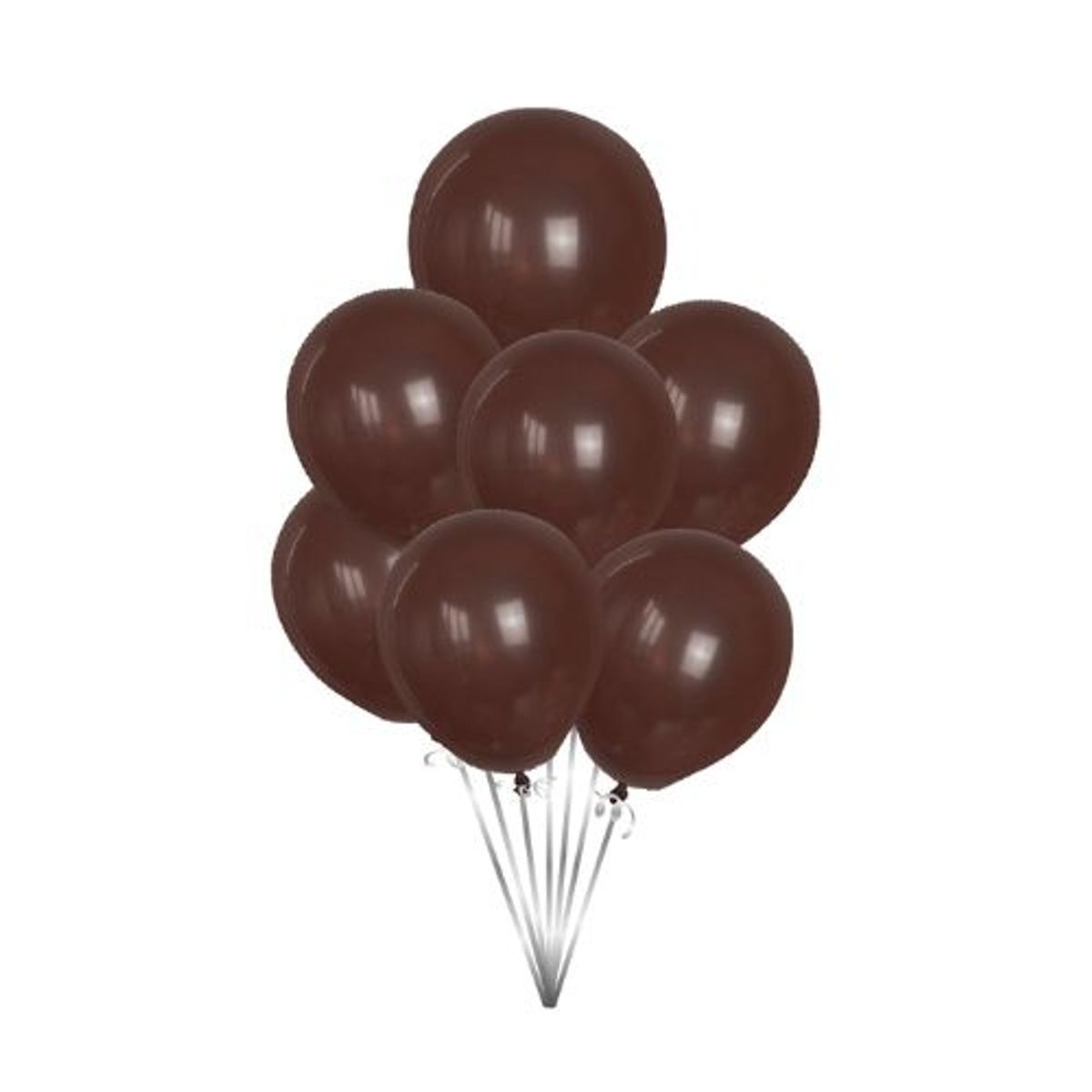 GENERICO - Globos Latex Color Marron 30 Cm 50 Unidades