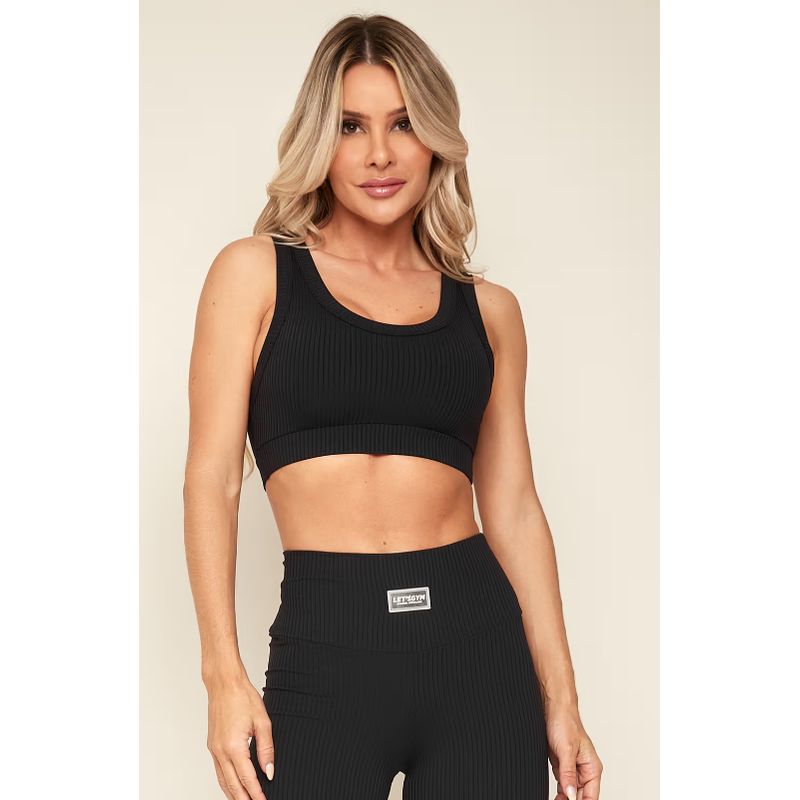 LETSGYM - PETO DEPORTIVO COMFORT RIB LETSGYM