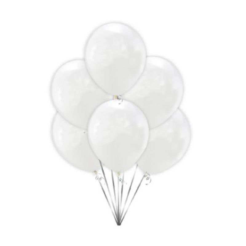 GENERICO - Globos Latex Color Blanco 13 Cm 25 Unidades