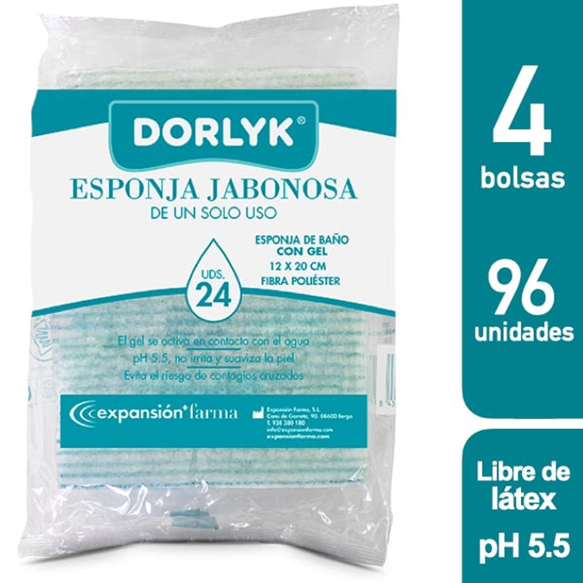 DORLYK - Esponjas Jabonosas Dorlyk 96 unidades