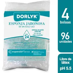 DORLYK - Esponjas Jabonosas 96 unidades