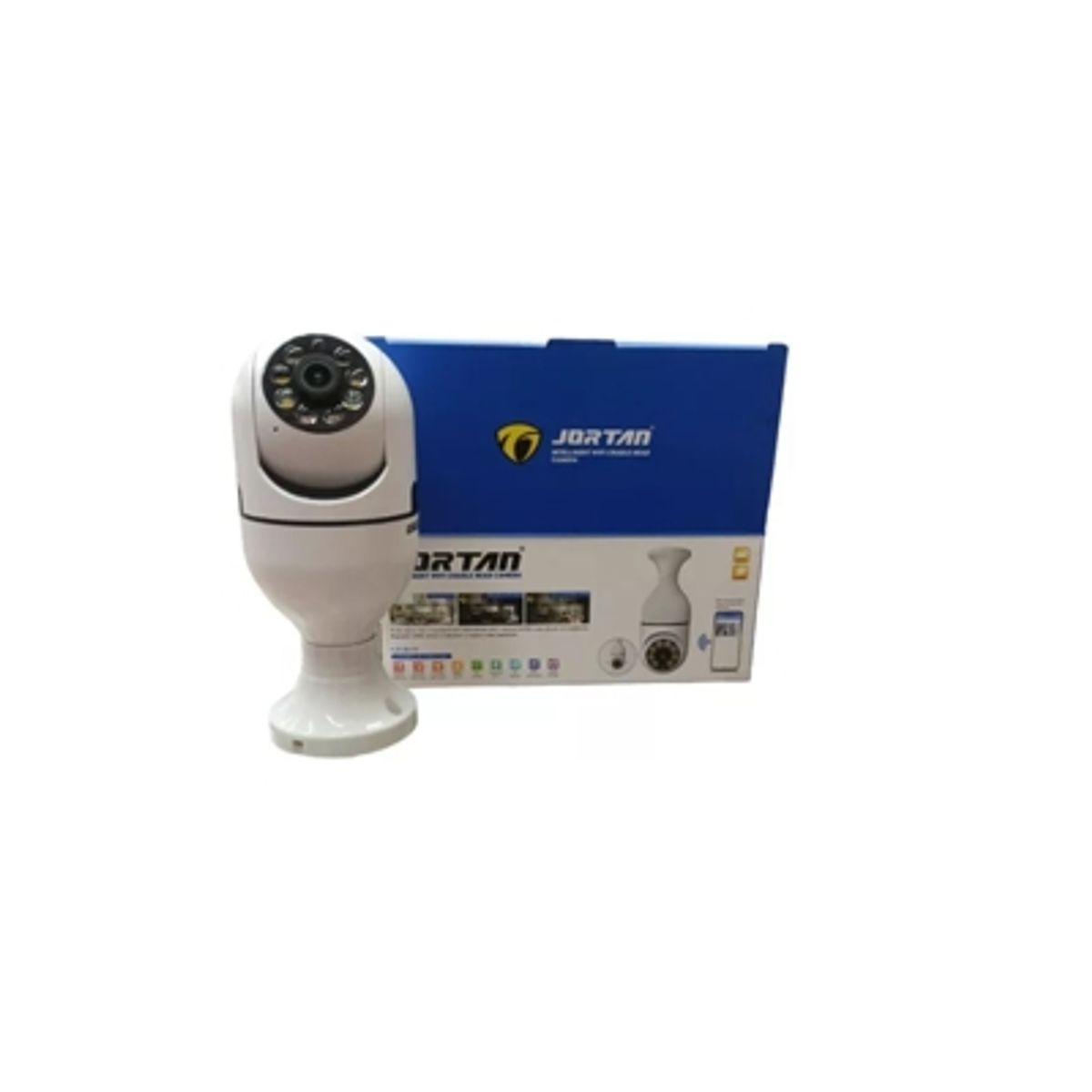 GENERICO - Ampolleta Panorámica Cámara Seguridad Wifi Jortan