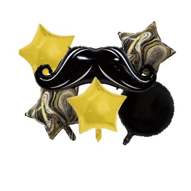GENERICO - Globos Latex Diseños Redondo Estrella Colores