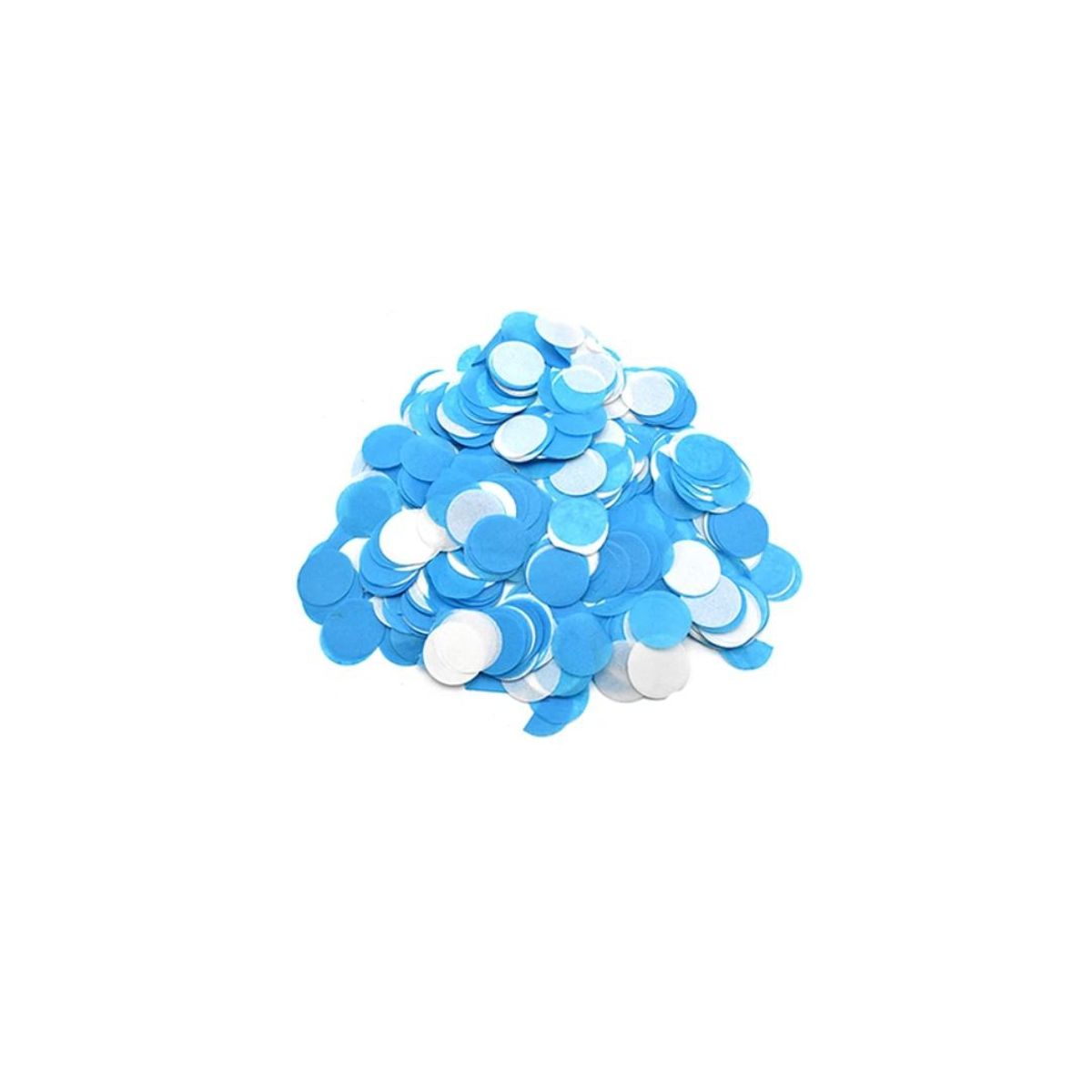 GENERICO - Papel Anti Fuego Circulo Blanco y Celeste 25mm 40g