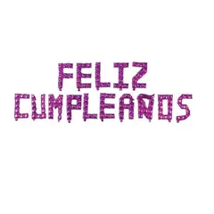 GENERICO - Globos Feliz Cumpleaños 15 Unidades Color Morado