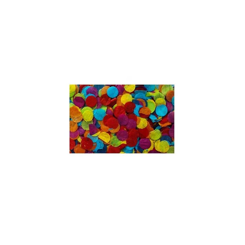 GENERICO - Papel Anti Fuego Circulo Colores 15mm 40g