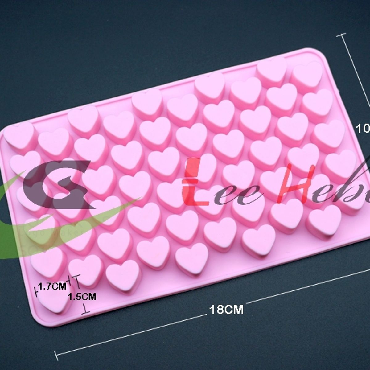 GENERICO - Molde Silicona Para Chocolate Forma Mini Corazones