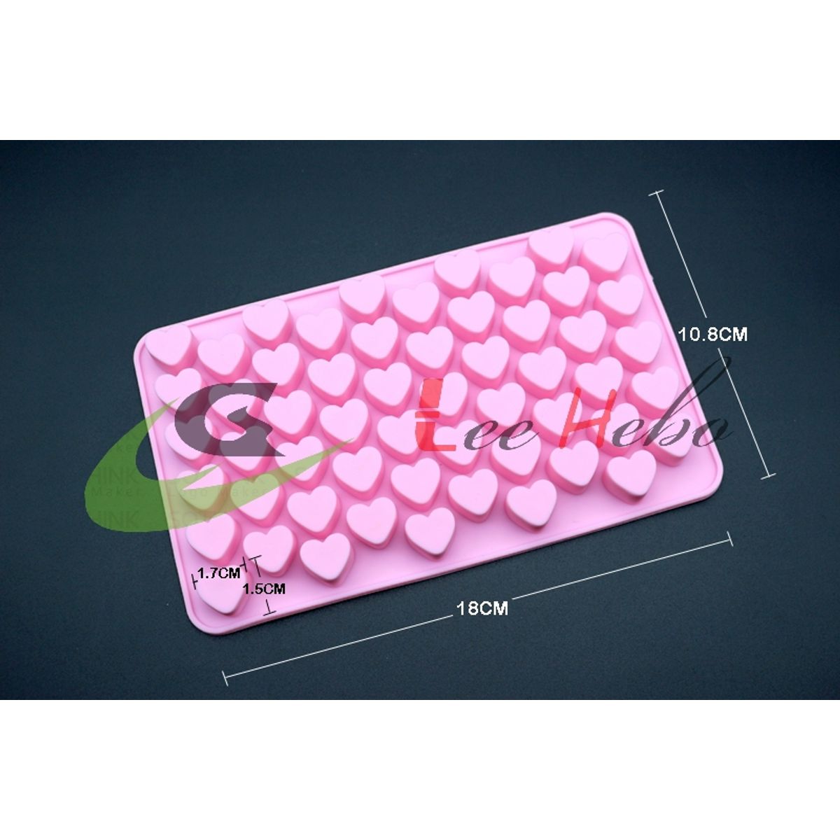GENERICO - Molde Silicona Para Chocolate Forma Mini Corazones