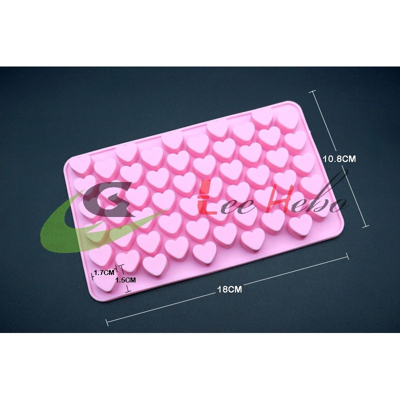 GENERICO - Molde Silicona Para Chocolate Forma Mini Corazones