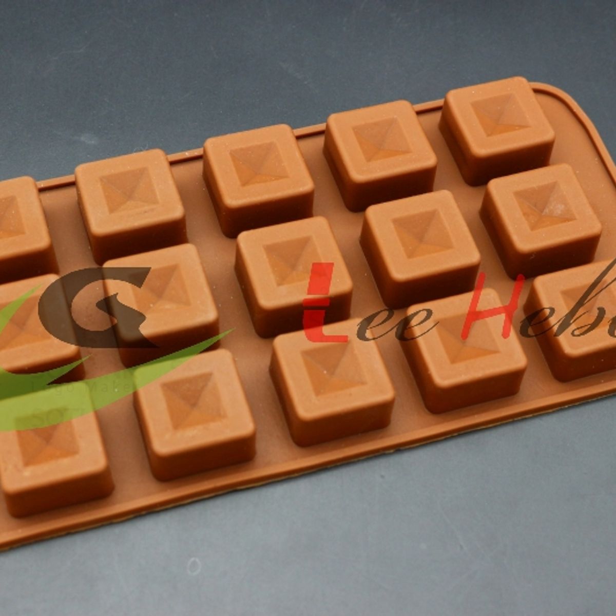 GENERICO - Molde Silicona Para Chocolate Forma Cuadrado.