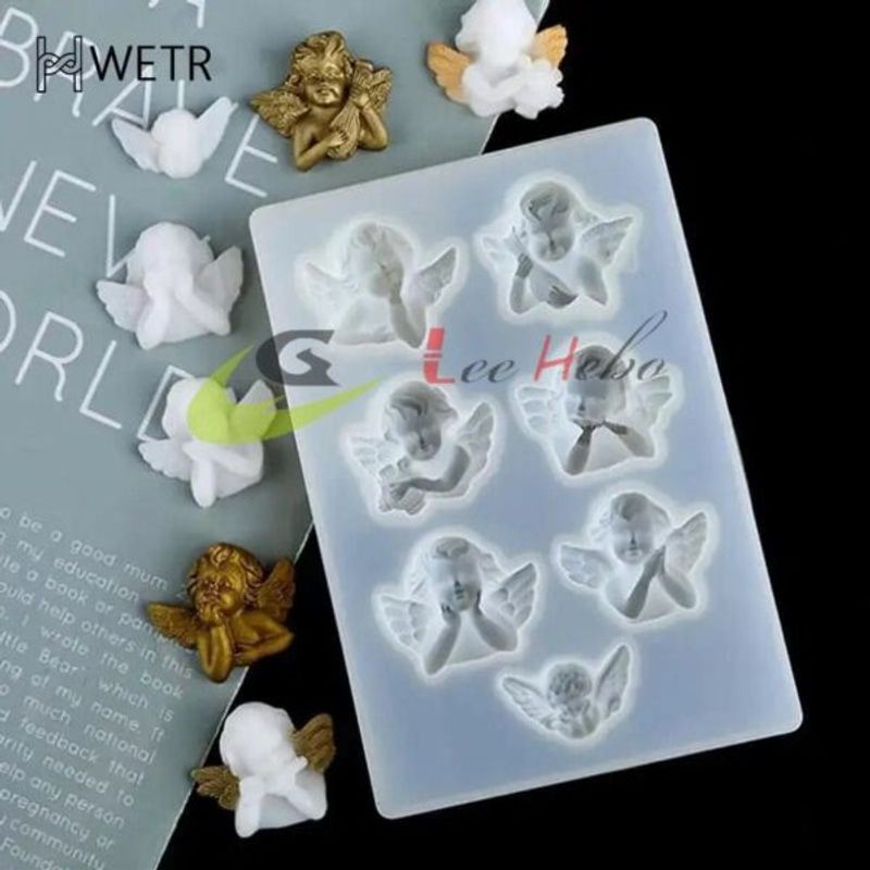 GENERICO - Molde Silicona Para Resina Figuras De Angel_