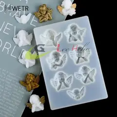 GENERICO - Molde Silicona Para Resina Figuras De Angel_