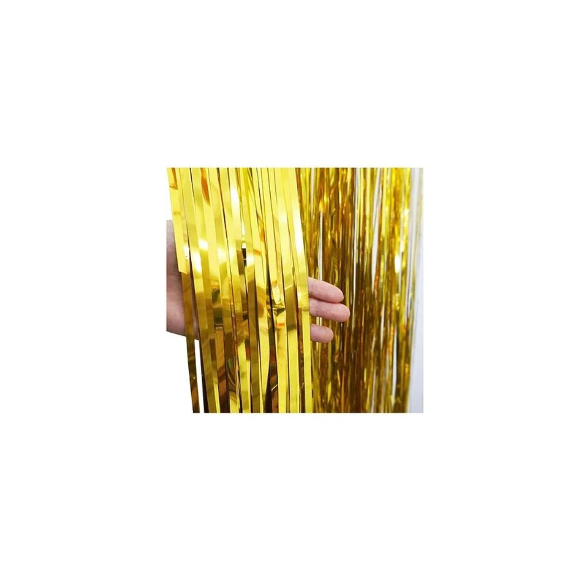 GENERICO - Cortina Metálica Dorado 2m