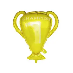 GENERICO - Globos Diseños Trofeos Color Amarillo 61X65 Cm