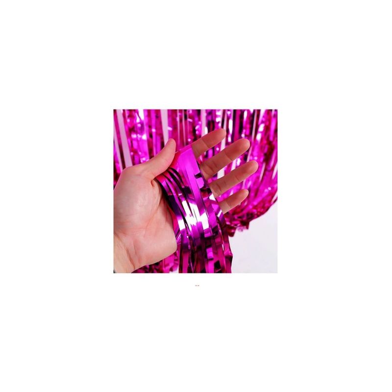 GENERICO - Cortina Metálica Fucsia 3m