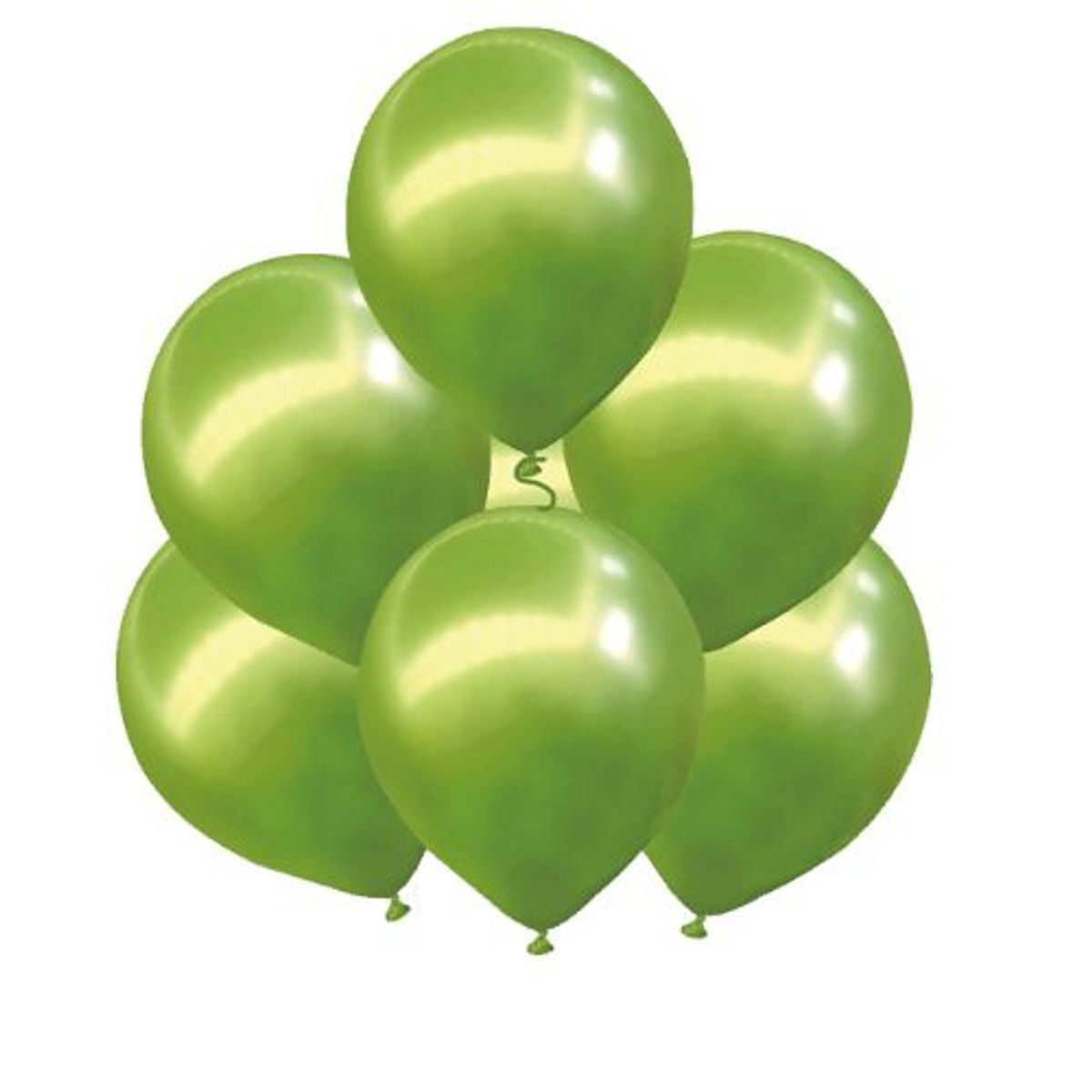 GENERICO - Globos Color Verde Latex 13 Cm 25 Unidades