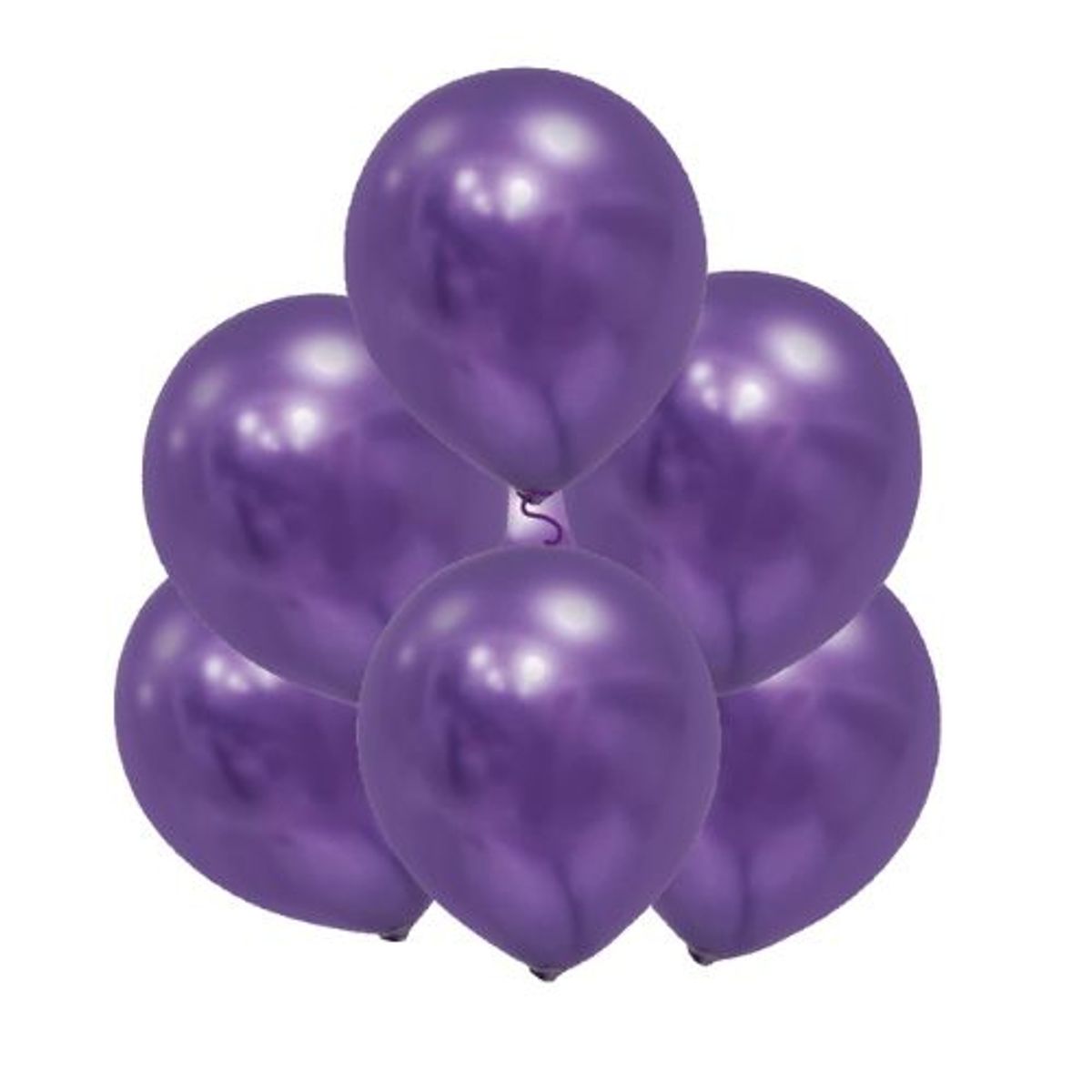GENERICO - Globos Color Morado Latex 13 Cm 25 Unidades